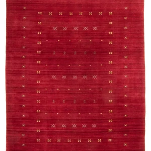 Gabbeh teppe - Loribaft Softy - 240 x 170 cm - mørk rød