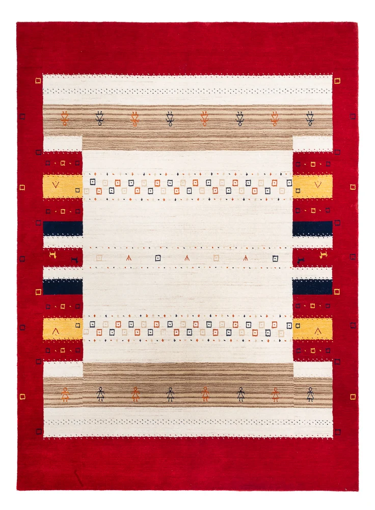 Gabbeh teppe - Loribaft Softy - 240 x 170 cm - flerfarget