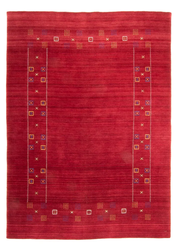 Gabbeh teppe - Loribaft Softy - 240 x 170 cm - mørk rød