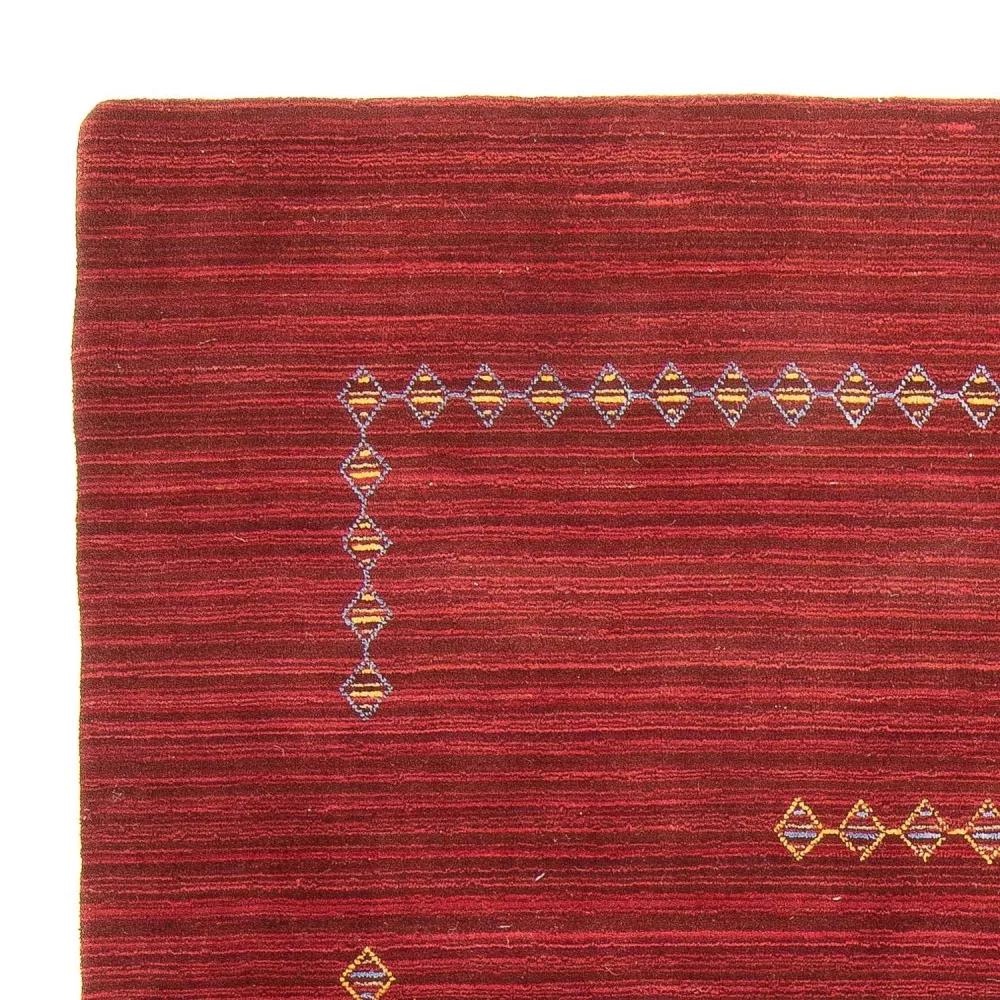 Gabbeh teppe - Loribaft Softy - 240 x 170 cm - mørk rød