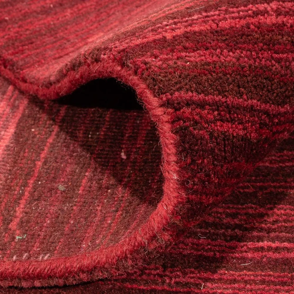 Gabbeh teppe - Loribaft Softy - 240 x 170 cm - mørk rød