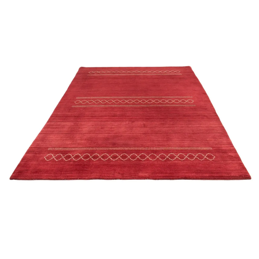 Gabbeh teppe - Loribaft Softy - 240 x 170 cm - mørk rød
