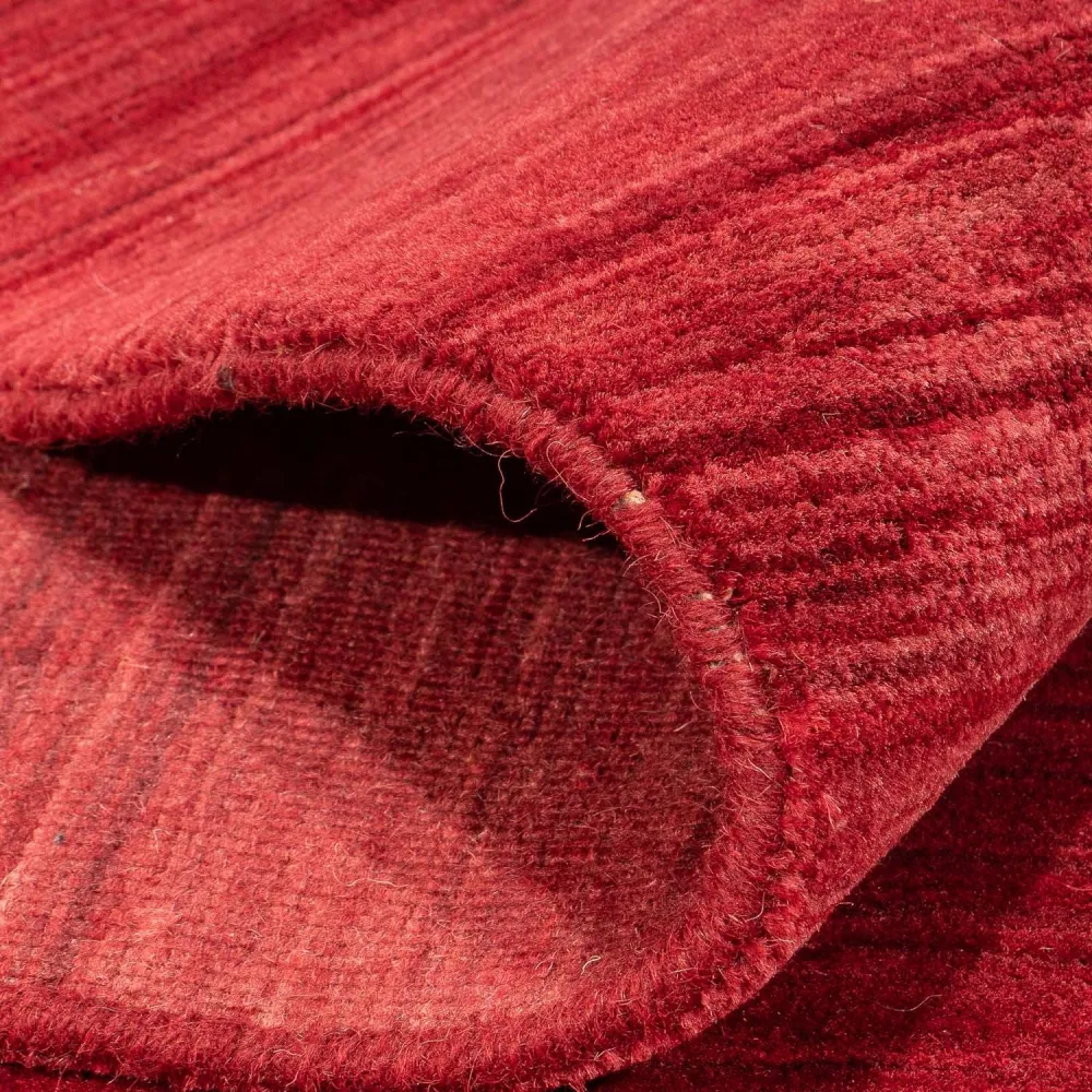Gabbeh teppe - Loribaft Softy - 240 x 170 cm - mørk rød