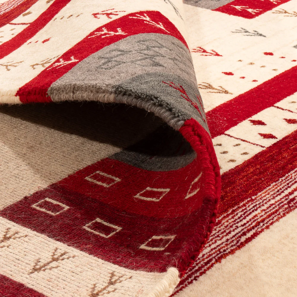 Gabbeh teppe - Loribaft Softy - 240 x 170 cm - flerfarget