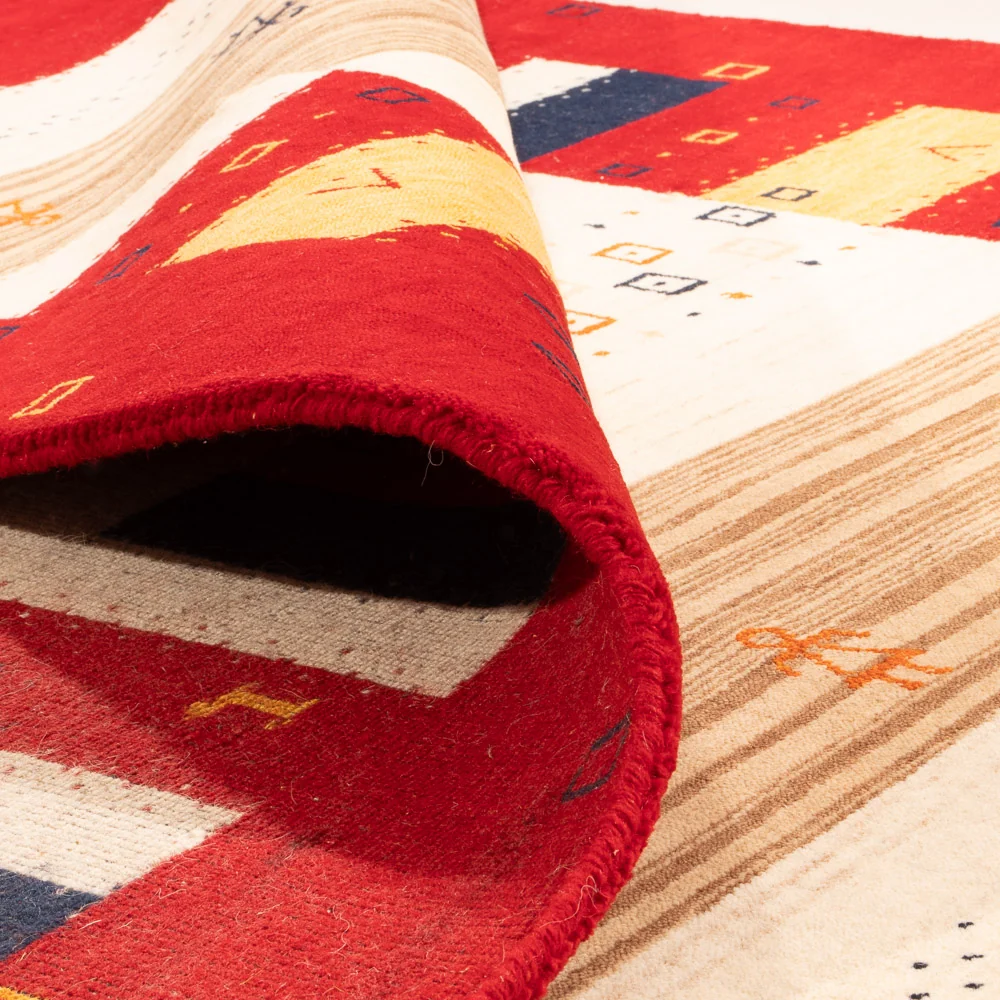 Gabbeh teppe - Loribaft Softy - 240 x 170 cm - flerfarget