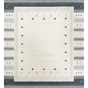 Gabbeh teppe - Loribaft Softy - 240 x 170 cm - grå