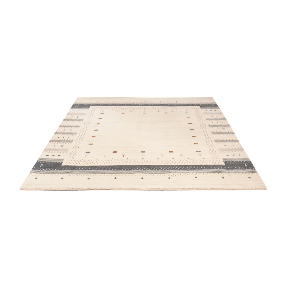 Gabbeh teppe - Loribaft Softy - 240 x 170 cm - grå
