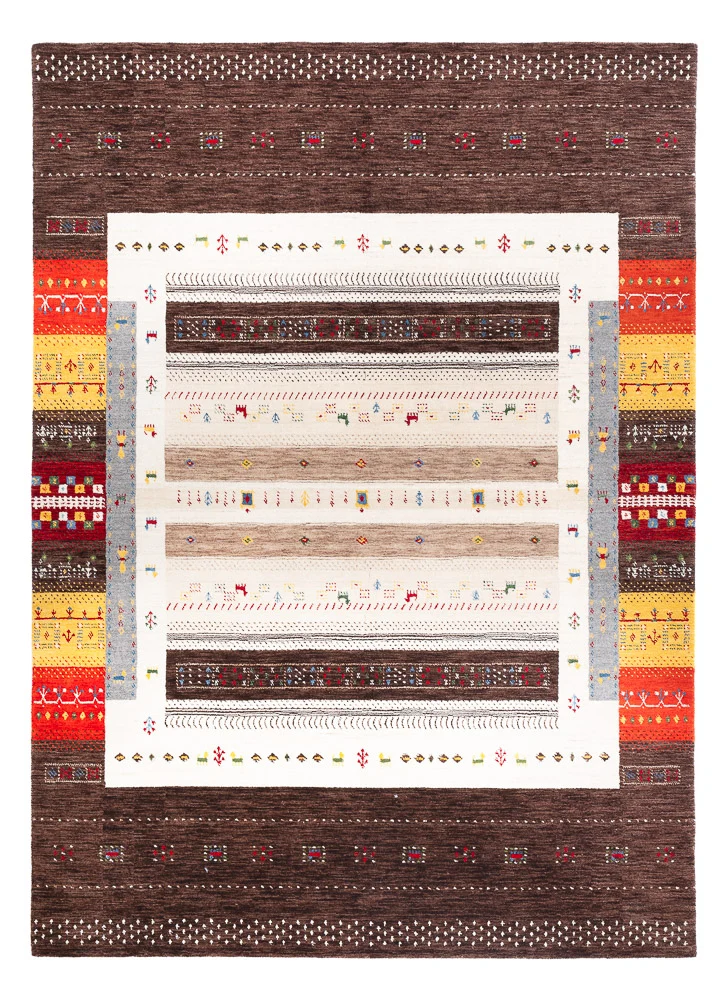 Gabbeh teppe - Loribaft Softy - 240 x 170 cm - flerfarget