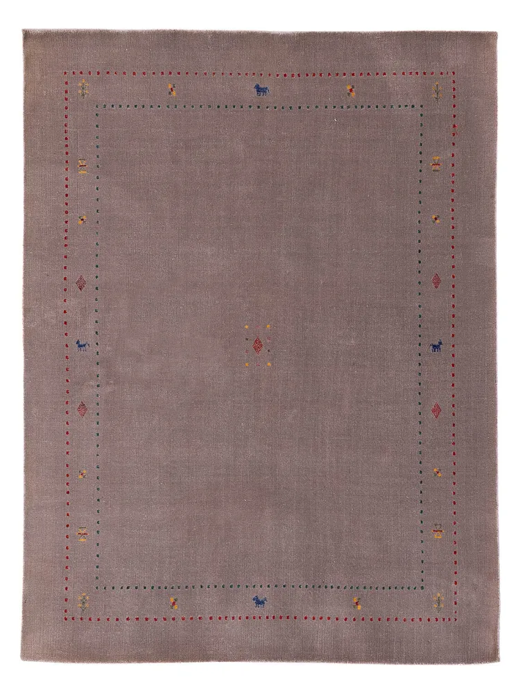 Gabbeh teppe - Loribaft Softy - 240 x 170 cm - karamell