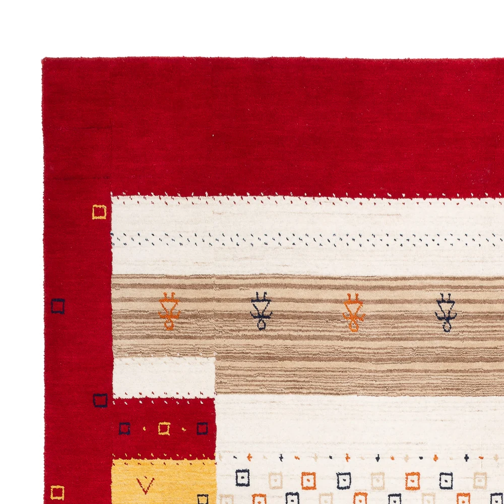 Gabbeh teppe - Loribaft Softy - 240 x 170 cm - flerfarget