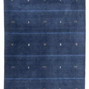 Gabbeh teppe - Loribaft Softy - 240 x 174 cm - mørkeblå