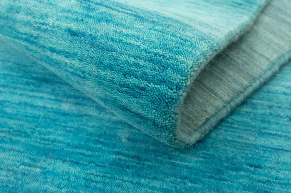Gabbeh teppe - Loribaft Softy - 400 x 300 cm - turkis
