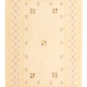 Gabbeh teppe - Loribaft Softy - 90 x 60 cm - beige