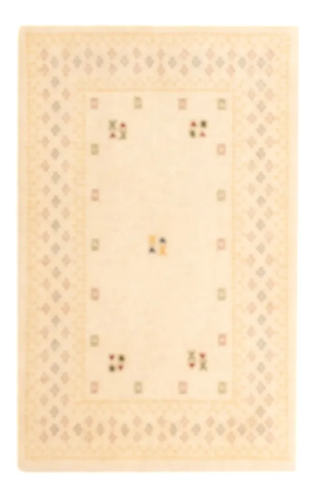 Gabbeh teppe - Loribaft Softy - 90 x 60 cm - beige