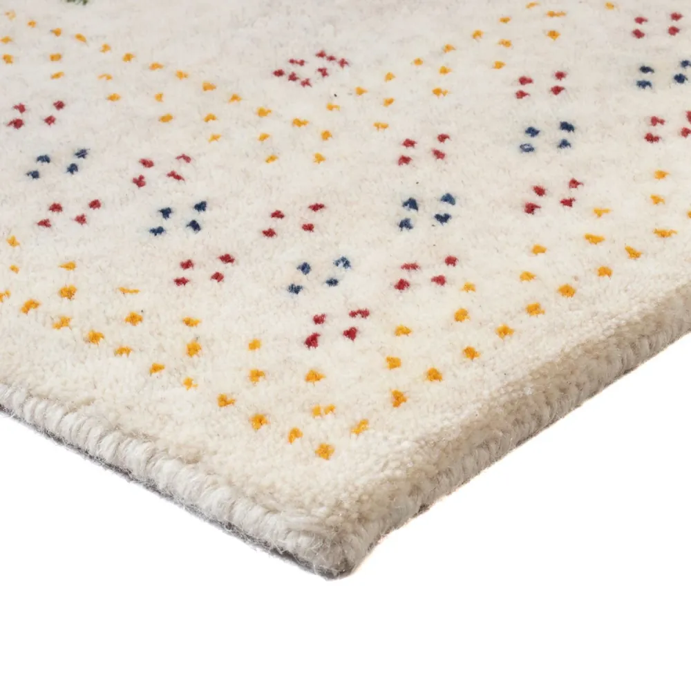 Gabbeh teppe - Loribaft Softy - 90 x 60 cm - beige