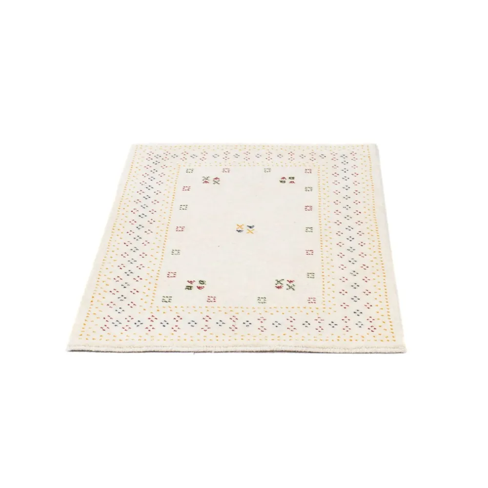 Gabbeh teppe - Loribaft Softy - 90 x 60 cm - beige