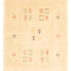 Gabbeh teppe - Loribaft Softy - 90 x 60 cm - beige
