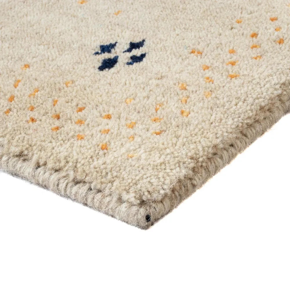 Gabbeh teppe - Loribaft Softy - 90 x 60 cm - beige