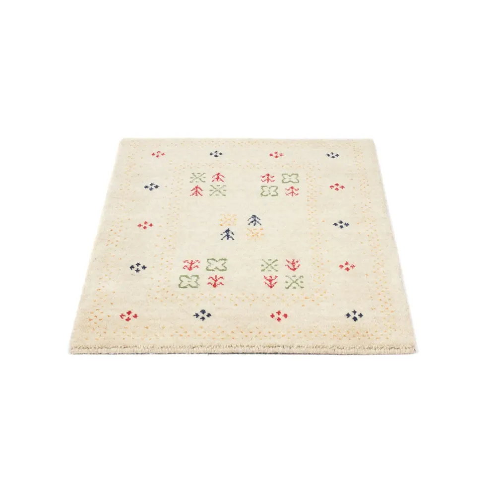 Gabbeh teppe - Loribaft Softy - 90 x 60 cm - beige
