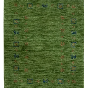 Gabbeh teppe - Loribaft Softy - 90 x 60 cm - karamell