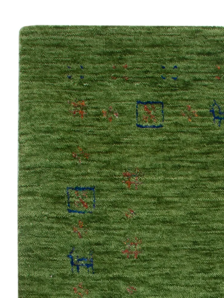 Gabbeh teppe - Loribaft Softy - 90 x 60 cm - karamell