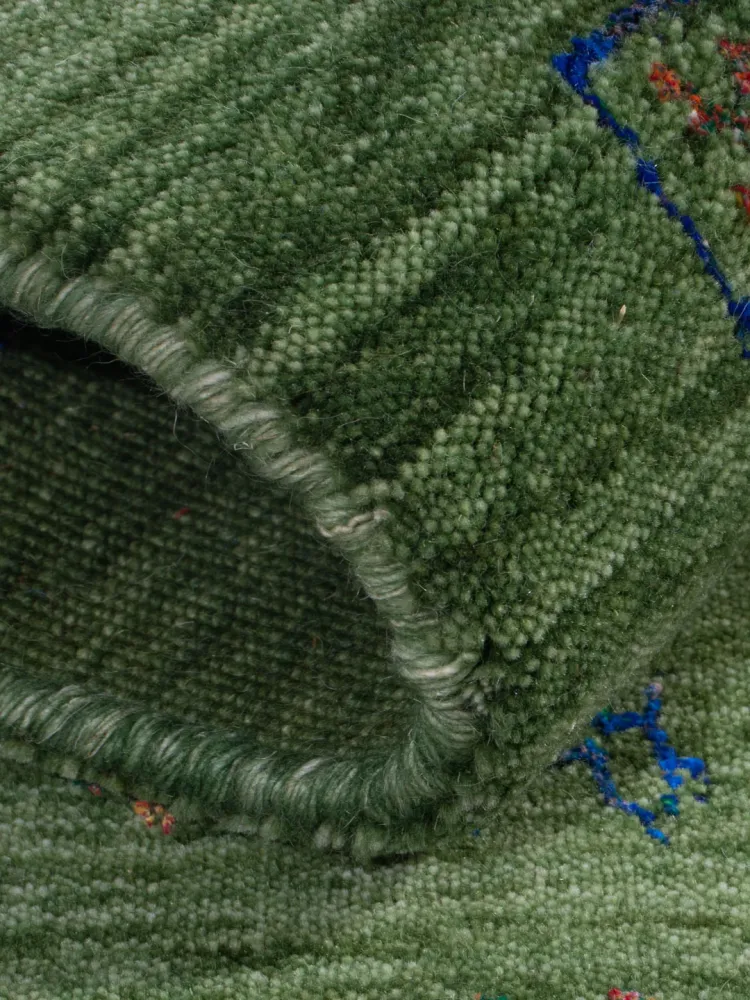 Gabbeh teppe - Loribaft Softy - 90 x 60 cm - karamell