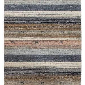 Gabbeh teppe - Loribaft Softy - 90 x 60 cm - karamell