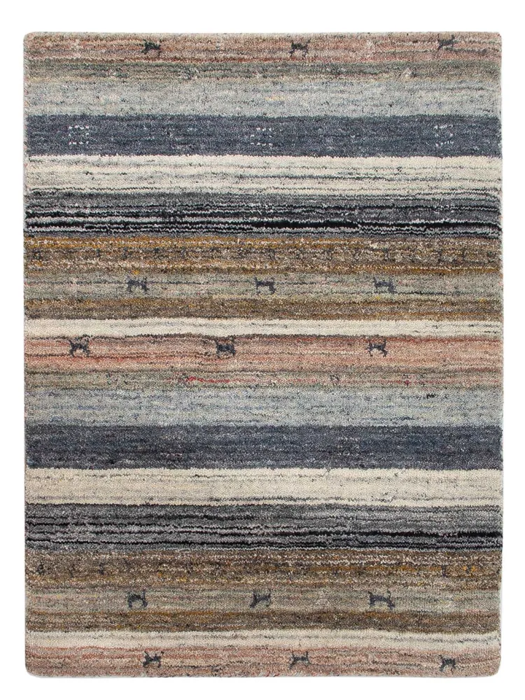 Gabbeh teppe - Loribaft Softy - 90 x 60 cm - karamell