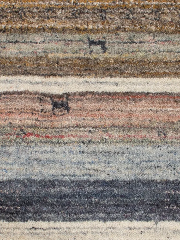 Gabbeh teppe - Loribaft Softy - 90 x 60 cm - karamell