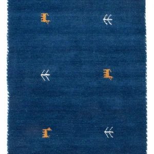 Gabbeh teppe - Loribaft Softy - 90 x 60 cm - karamell
