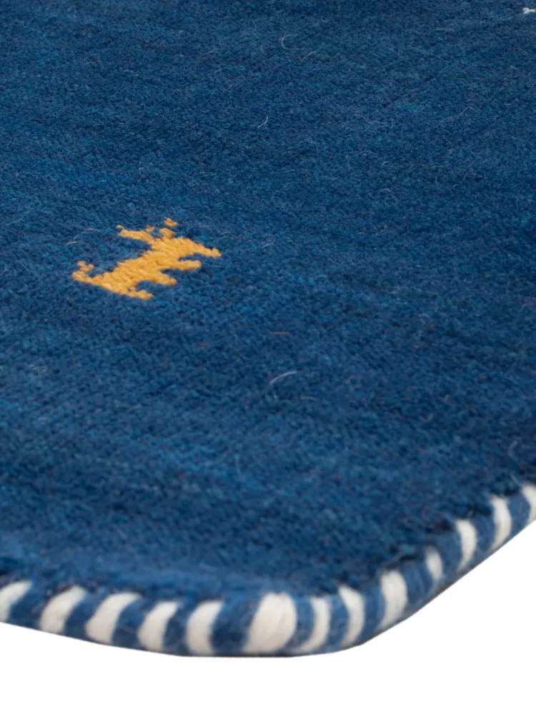 Gabbeh teppe - Loribaft Softy - 90 x 60 cm - karamell