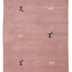 Gabbeh teppe - Loribaft Softy - 90 x 60 cm - karamell
