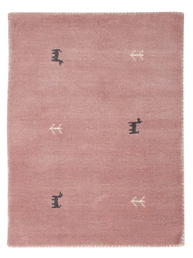 Gabbeh teppe - Loribaft Softy - 90 x 60 cm - karamell
