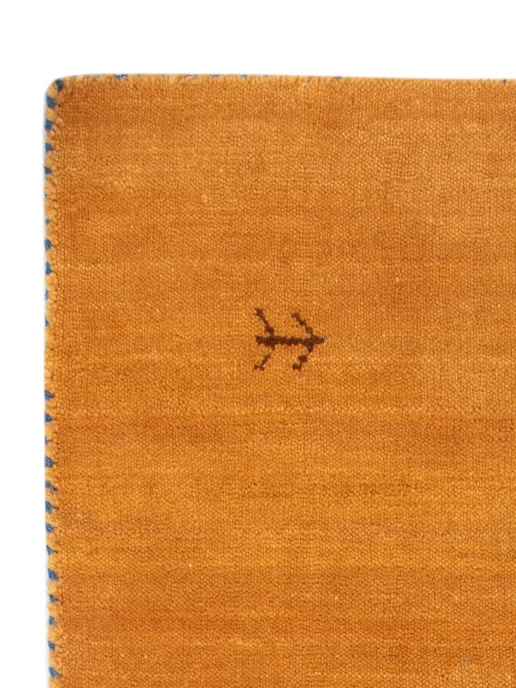Gabbeh teppe - Loribaft Softy - 90 x 60 cm - karamell