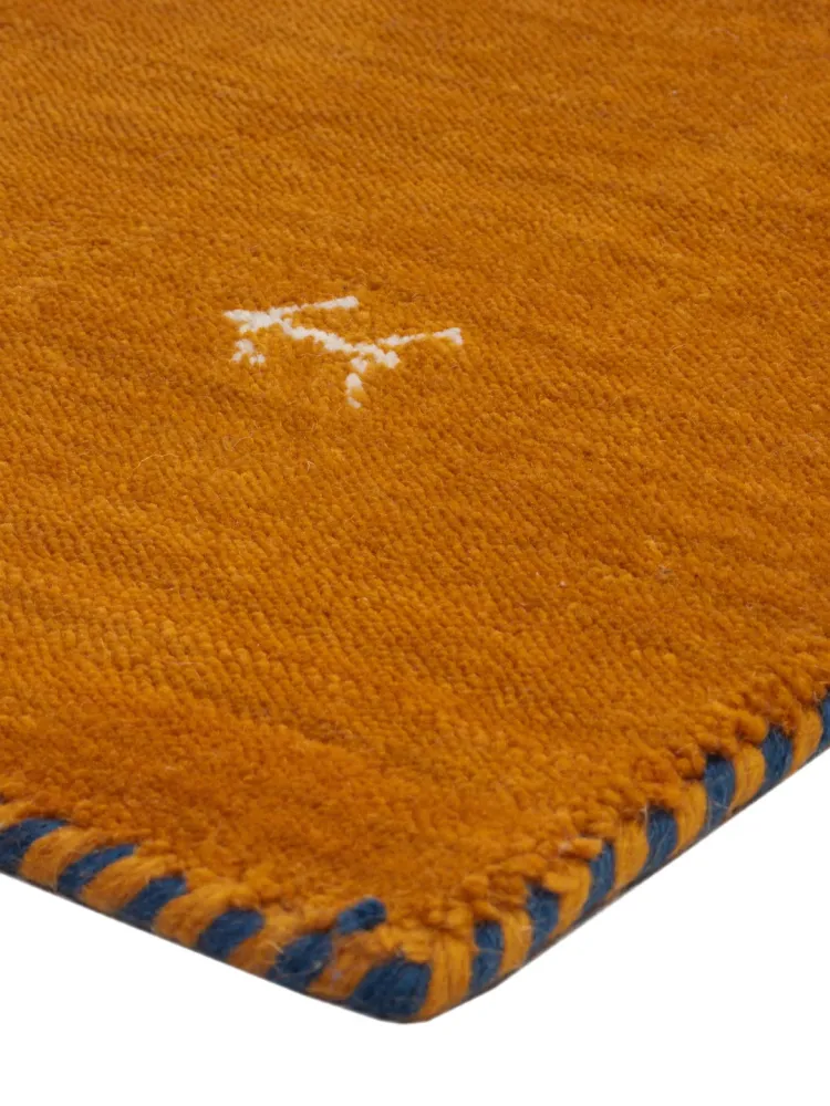 Gabbeh teppe - Loribaft Softy - 90 x 60 cm - karamell