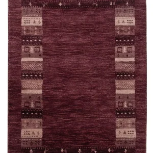 Gabbeh teppe - Loribaft Softy - 90 x 60 cm - karamell