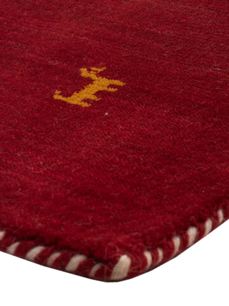 Gabbeh teppe - Loribaft Softy - 90 x 60 cm - karamell