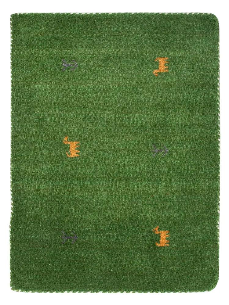 Gabbeh teppe - Loribaft Softy - 90 x 60 cm - karamell