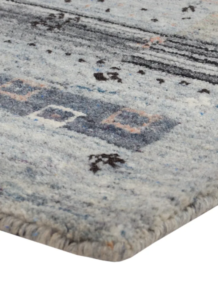 Gabbeh teppe - Loribaft Softy - 90 x 60 cm - karamell
