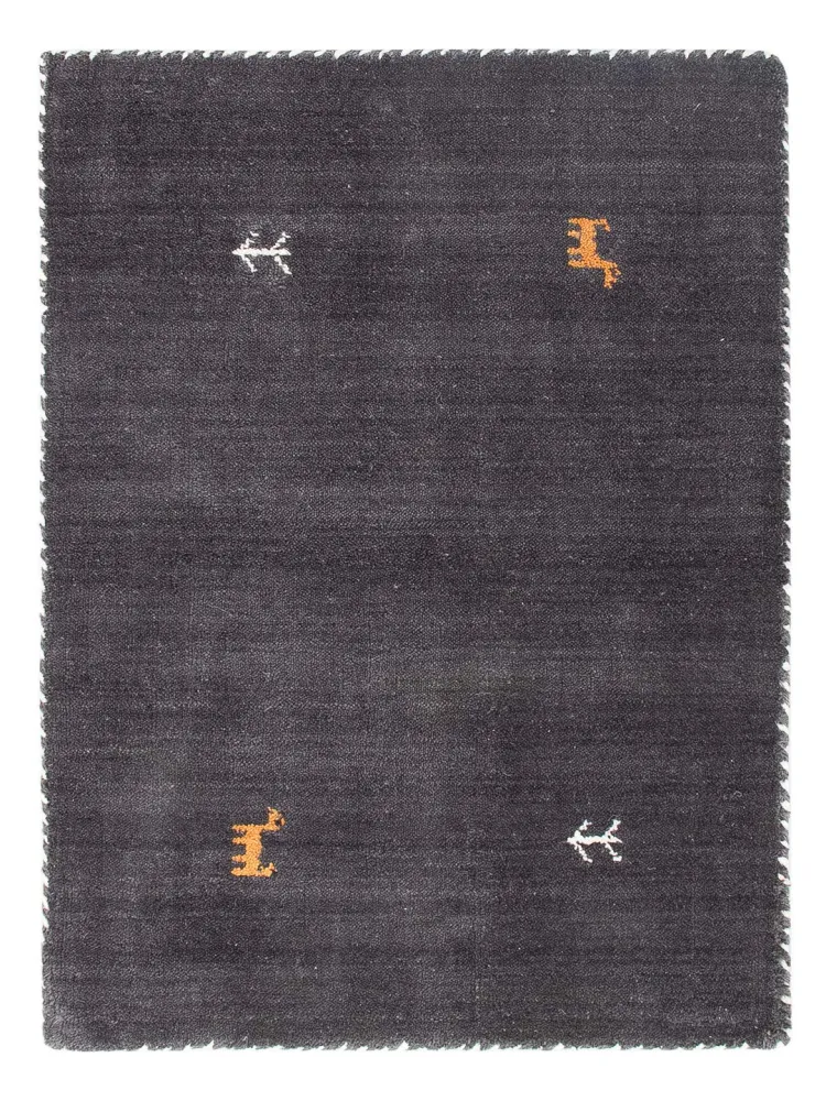 Gabbeh teppe - Loribaft Softy - 90 x 60 cm - karamell