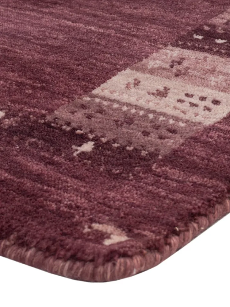 Gabbeh teppe - Loribaft Softy - 90 x 60 cm - karamell