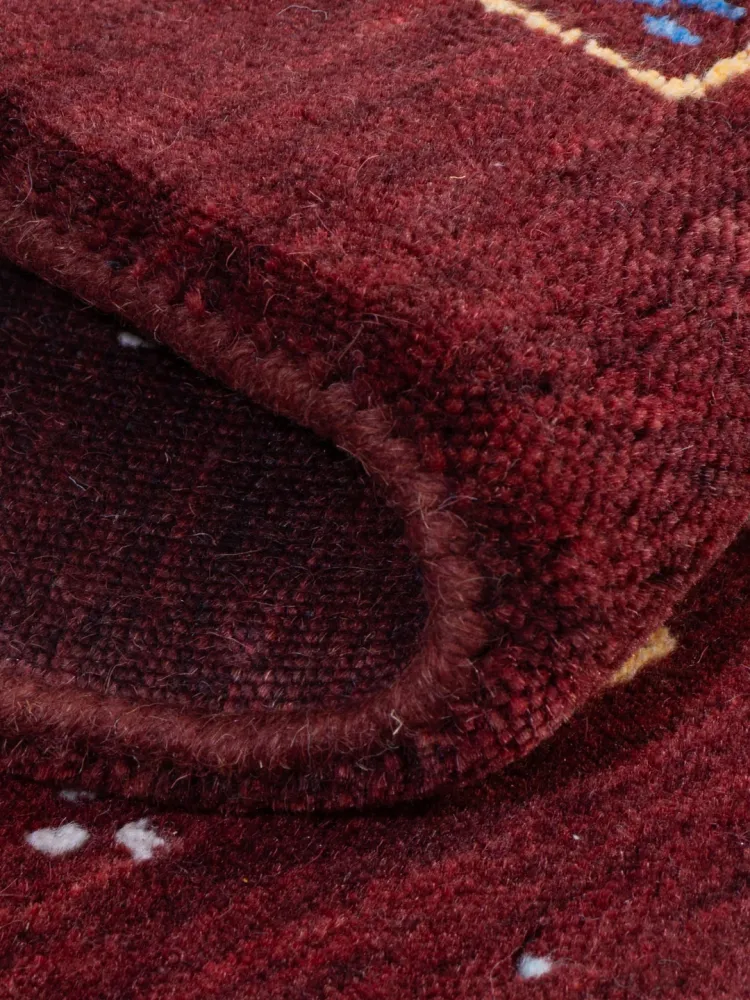 Gabbeh teppe - Loribaft Softy - 90 x 60 cm - karamell