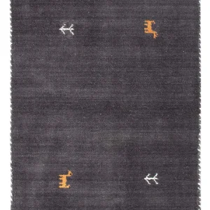 Gabbeh teppe - Loribaft Softy - 90 x 60 cm - karamell