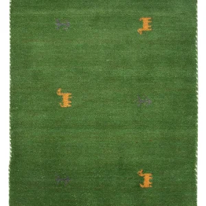 Gabbeh teppe - Loribaft Softy - 90 x 60 cm - karamell