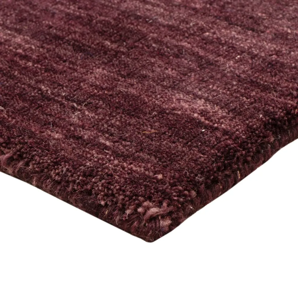 Gabbeh teppe - Loribaft Softy - 90 x 60 cm - lilla