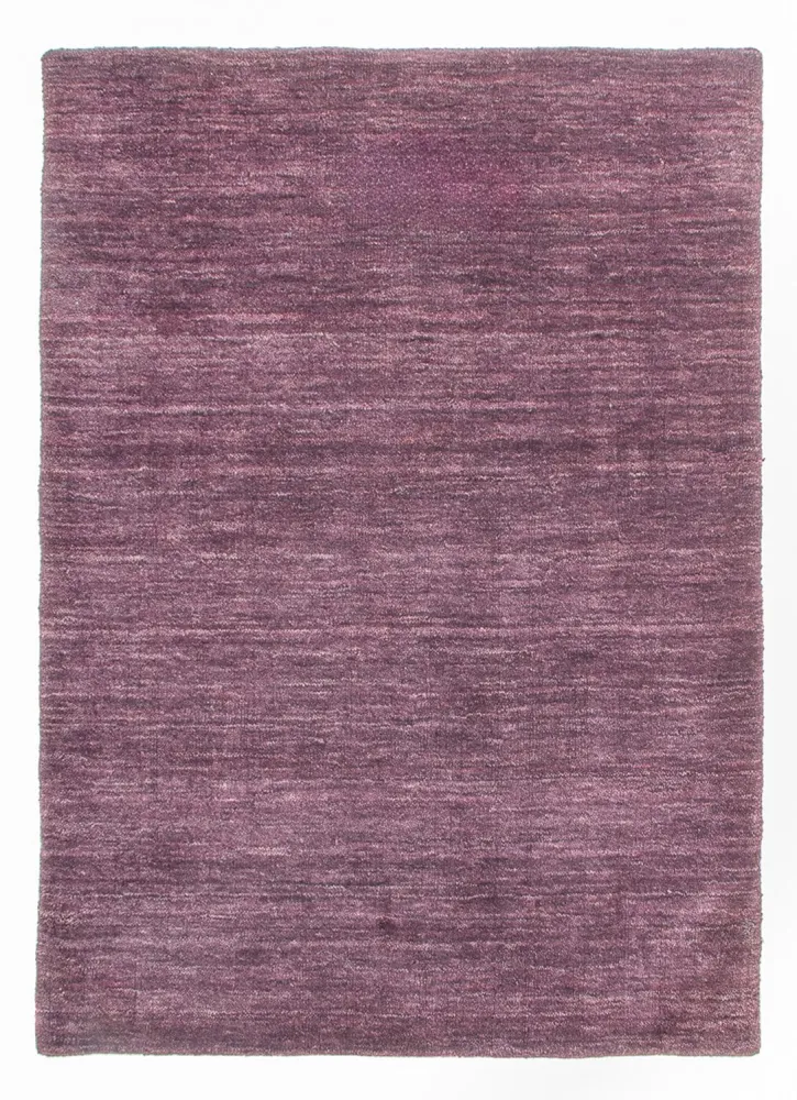 Gabbeh teppe - Loribaft Softy - 90 x 60 cm - lilla