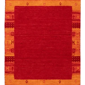 Gabbeh teppe - Softy - 90 x 60 cm - rød