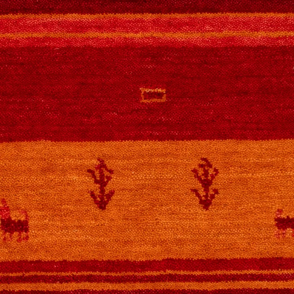 Gabbeh teppe - Softy - 90 x 60 cm - rød