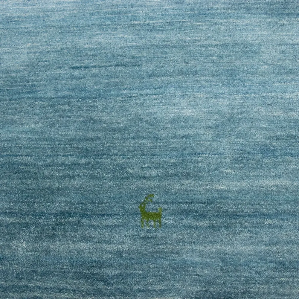Gabbeh teppe - Softy - 299 x 202 cm - lyseblå
