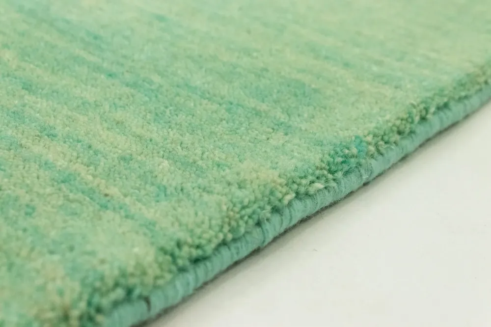 Gabbeh teppe - Softy - 300 x 250 cm - lysegrønn